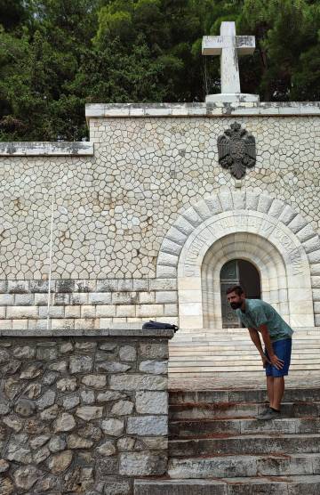 Mauzolej na ostrvu Vido; Foto: privatna arhiva/ Tijana Ćosić